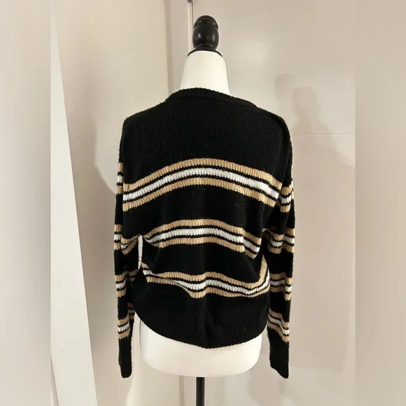 Divided Striped Sweater - Picture 2 of 2